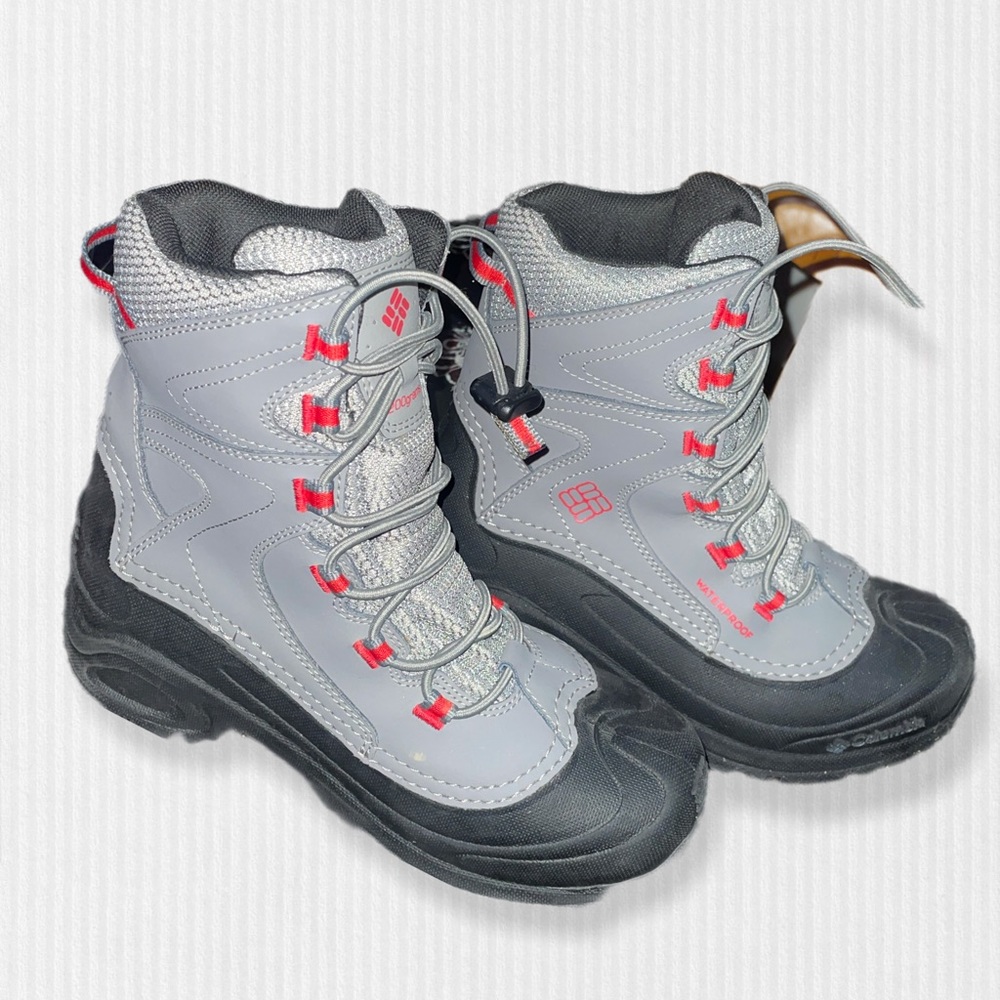 Columbus Winter Boots Youth Size 4.5 Grey